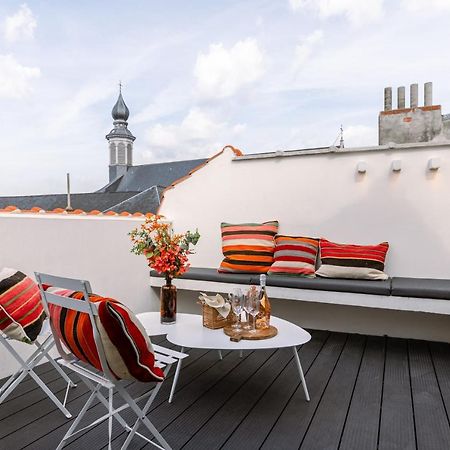 Duplex-Apartment With Terrace On Top Location In Gent Exterior foto