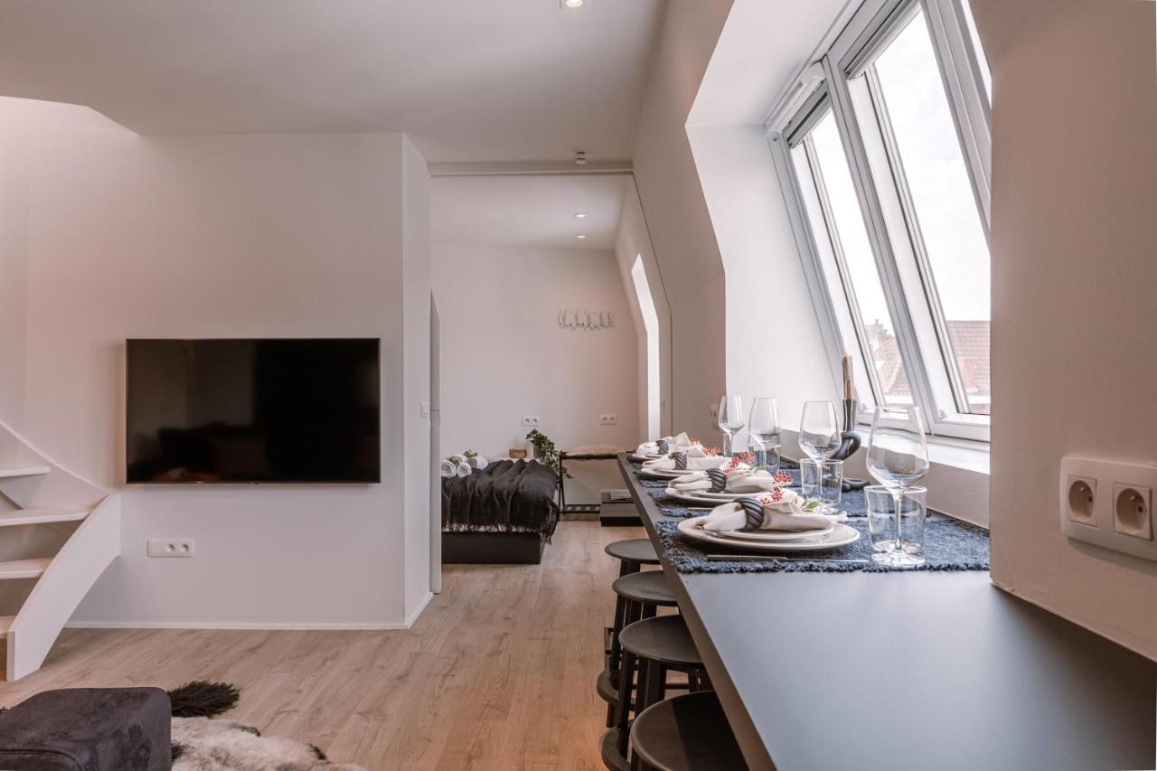 Duplex-Apartment With Terrace On Top Location In Gent Exterior foto