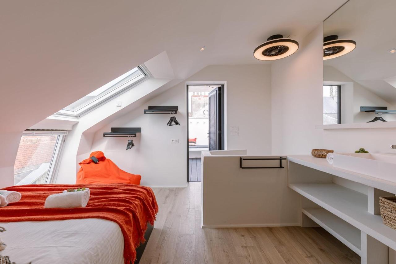 Duplex-Apartment With Terrace On Top Location In Gent Exterior foto